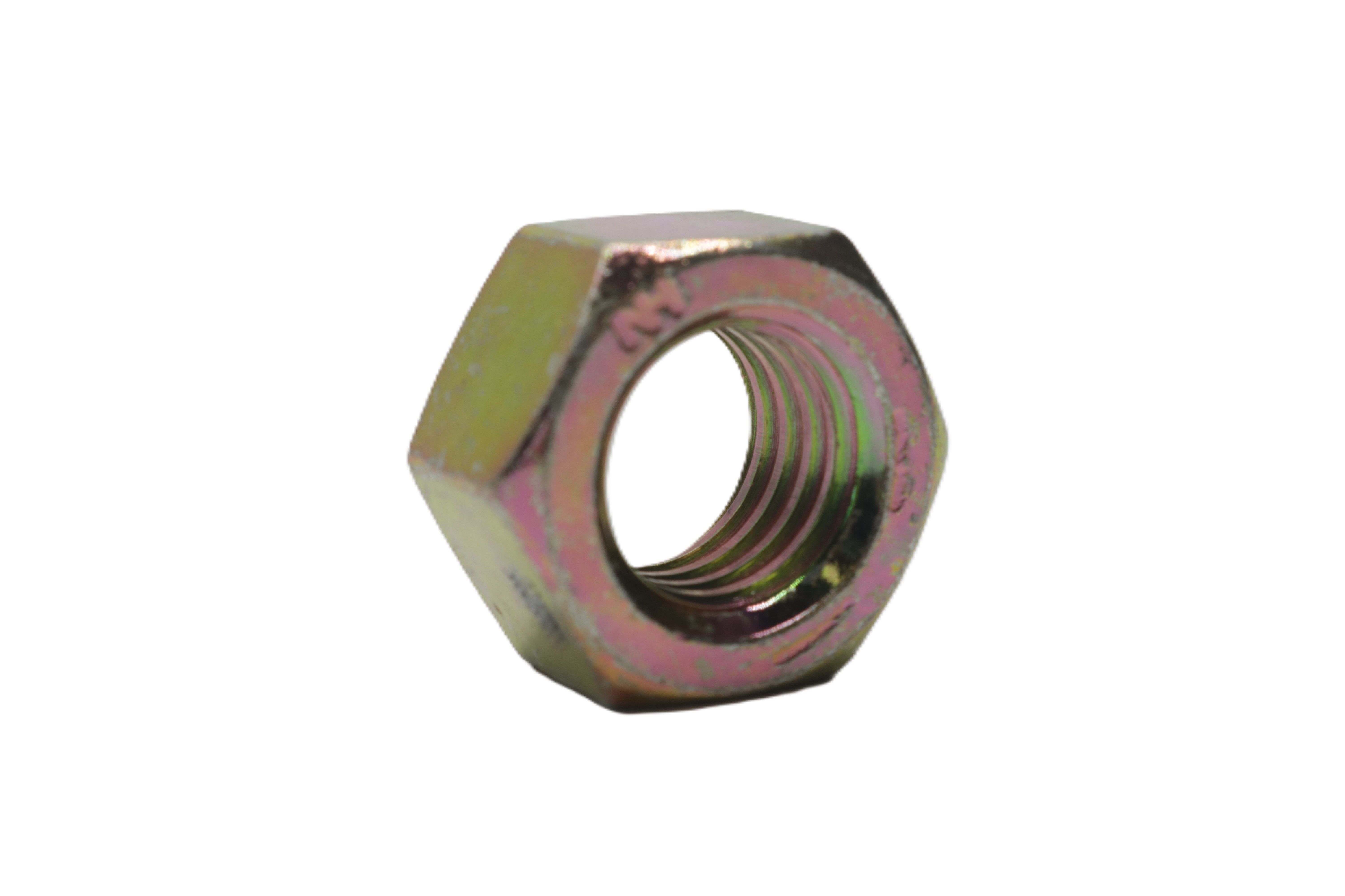 M22-2.50 FINISH HEX NUT GRADE 10 ZINC YELLOW, 225/CTN