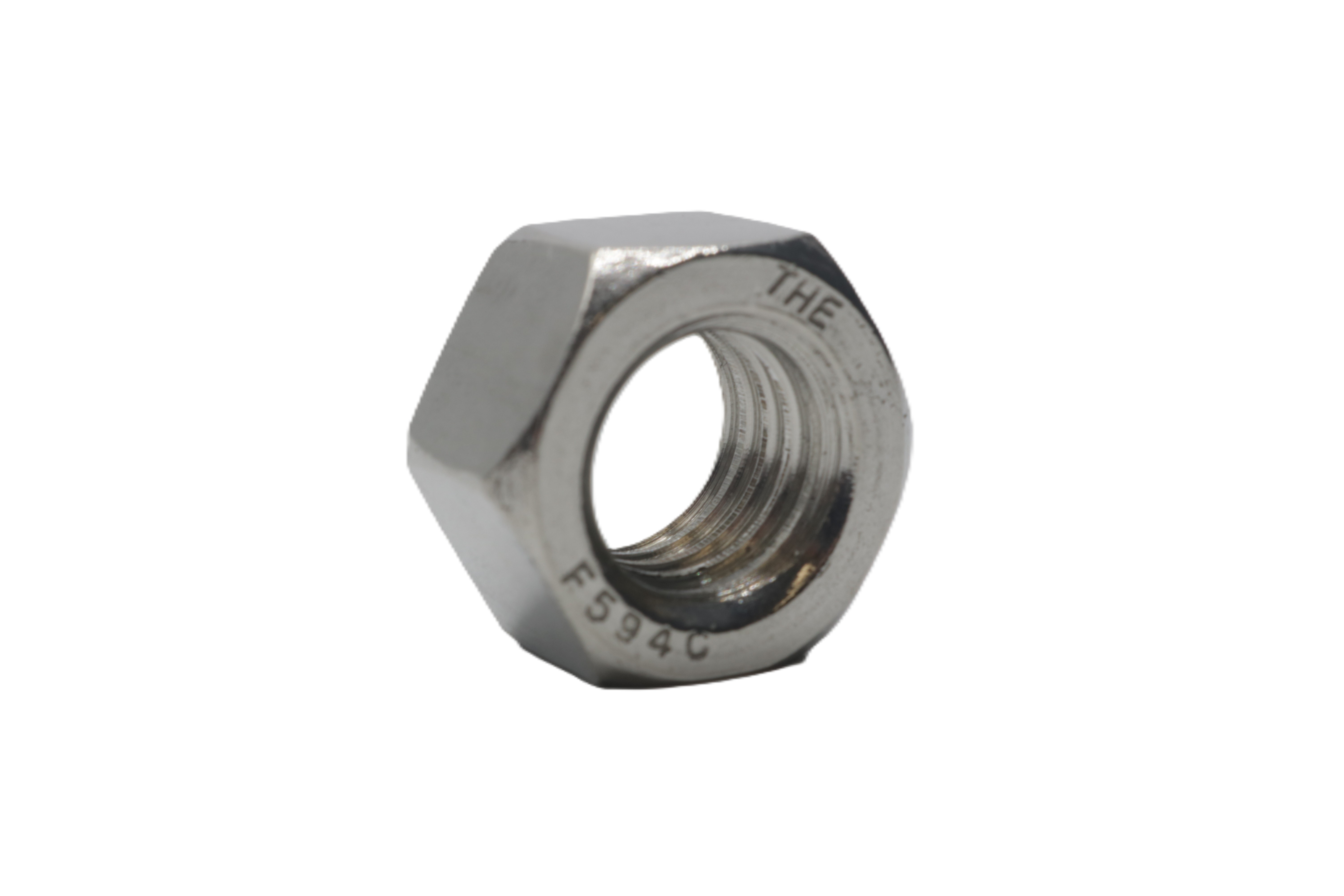 2FHNS21213 1/2-13 FINISH HEX NUT GR 18.8 STAINLESS STEEL ASTM F594, 800/CTN - 100/PKG