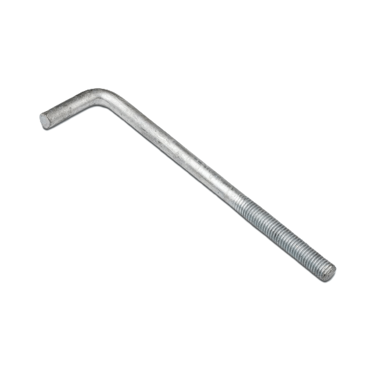 1/2-13 X 10 L SHAPE ANCHOR BOLT GALVANIZED WITH NUT AND WASHER, 50/CTN